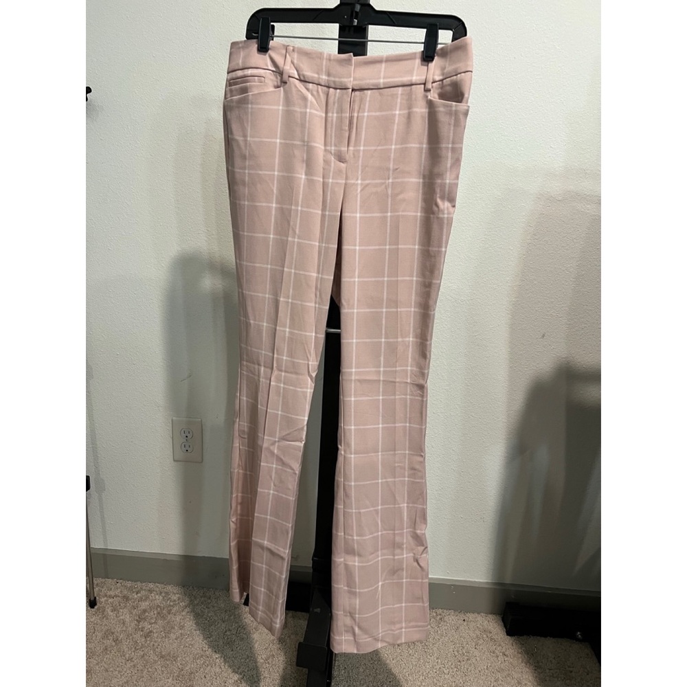 Dusty pink checkered pant